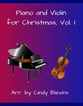 Piano and Violin for Christmas, Vol. I P.O.D cover